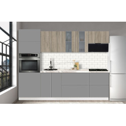 Модульная кухня Modern Dolce Vita Витрина 2 H68 2.6m