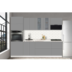 Bucatarie modulara Modern Dolce Vita Vitrina 2 H68 2.6m Thumb