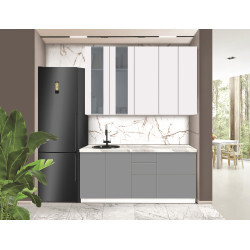 Bucatarie modulara Modern Dolce Vita Vitrina 3 H110 1.8m