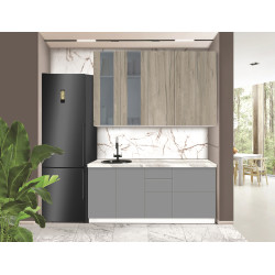 Bucatarie modulara Modern Dolce Vita Vitrina 3 H110 1.8m Thumb