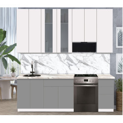 Bucatarie modulara Modern Dolce Vita Vitrina 3 H110 2.4m Thumb