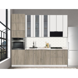 Bucatarie modulara Modern Dolce Vita Vitrina 3 H110 2.6m Thumb