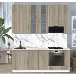 Bucatarie modulara Modern Dolce Vita Vitrina 4 H110 2.2m Thumb