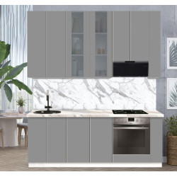 Bucatarie modulara Modern Dolce Vita Vitrina 4 H110 2.2m Thumb