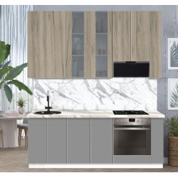 Bucatarie modulara Modern Dolce Vita Vitrina 4 H110 2.2m Thumb