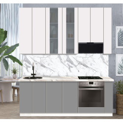 Bucatarie modulara Modern Dolce Vita Vitrina 4 H110 2.2m Thumb