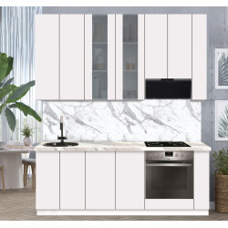 Bucatarie modulara Modern Dolce Vita Vitrina 4 H110 2.2m Thumb