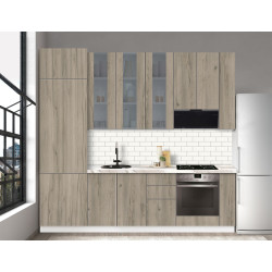 Bucatarie modulara Modern Dolce Vita Vitrina 4 H110 2.6m Thumb