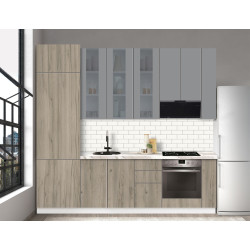 Bucatarie modulara Modern Dolce Vita Vitrina 4 H110 2.6m Thumb