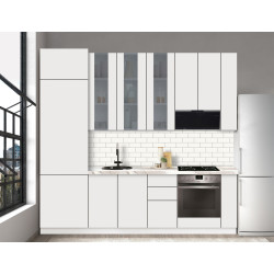 Bucatarie modulara Modern Dolce Vita Vitrina 4 H110 2.6m Thumb