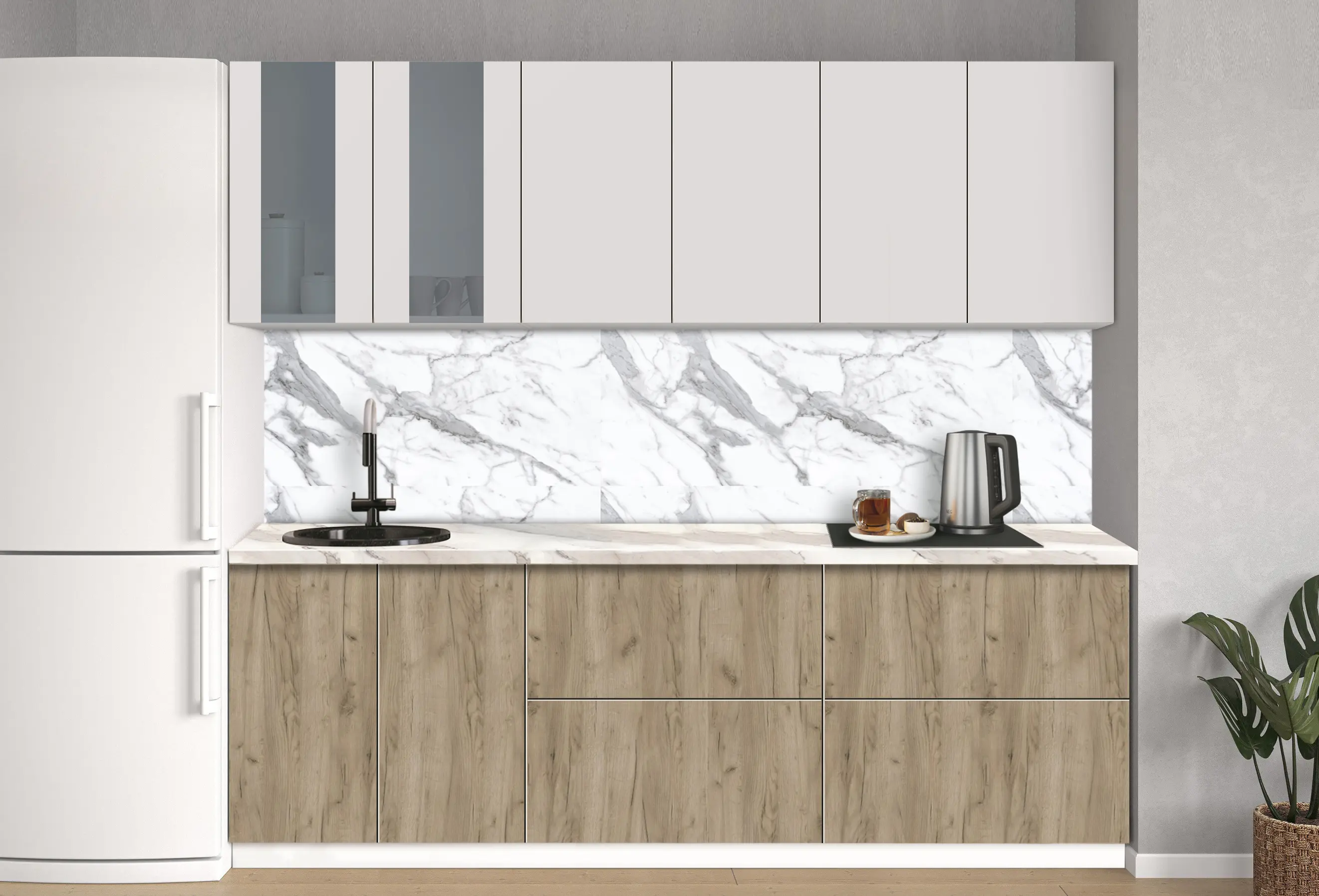 Модульная кухня Modern Dolce Vita Витрина 4 H68 2.4m - 9