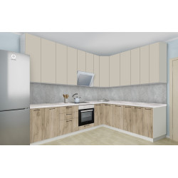 Модульная угловая кухня Modern Bono H110 2.8x2.2м Thumb