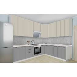 Модульная угловая кухня Modern Bono H110 2.8x2.2м Thumb