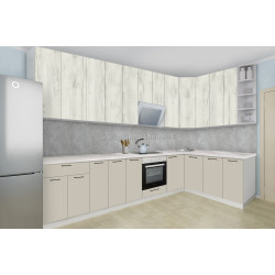 Bucatarie modulara de colt Modern Bono H110 3.2x1.8m