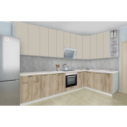 Модульная угловая кухня Modern Bono H110 3.2x1.8м Thumb