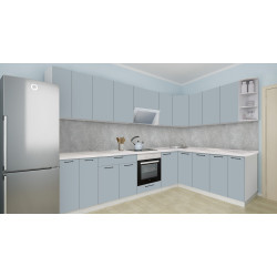 Bucatarie modulara de colt Modern Bono H68 3.0x2.0m Thumb