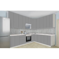 Bucatarie modulara de colt Modern Dolce Vita 1 H110 2.8x2.2m Thumb