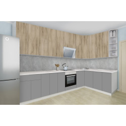 Bucatarie modulara de colt Modern Dolce Vita 1 H110 3.2x1.8m Thumb