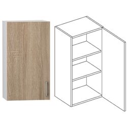 Bucatarie Stolkar Basic Line Blanka 2.0m (Sonoma Oak/Cinnamon Acacia) Thumb