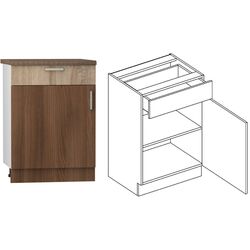 Bucatarie Stolkar Basic Line Blanka 2.6m (Sonoma Oak/Cinnamon Acacia) Thumb