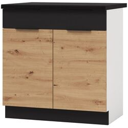 Bucatarie Stolkar Basic Line Elena 2.6m (Artisan Oak/Black) Thumb