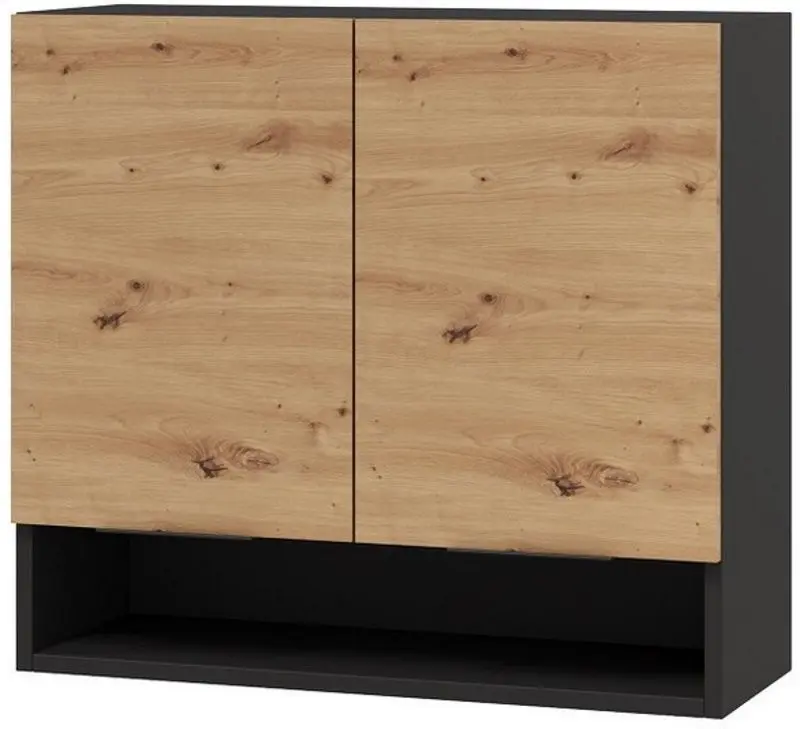 Bucatarie Stolkar Basic Line Elena 2.6m (Artisan Oak/Black)