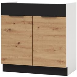 Bucatarie Stolkar Basic Line Elena 2.6m (Artisan Oak/Black) Thumb