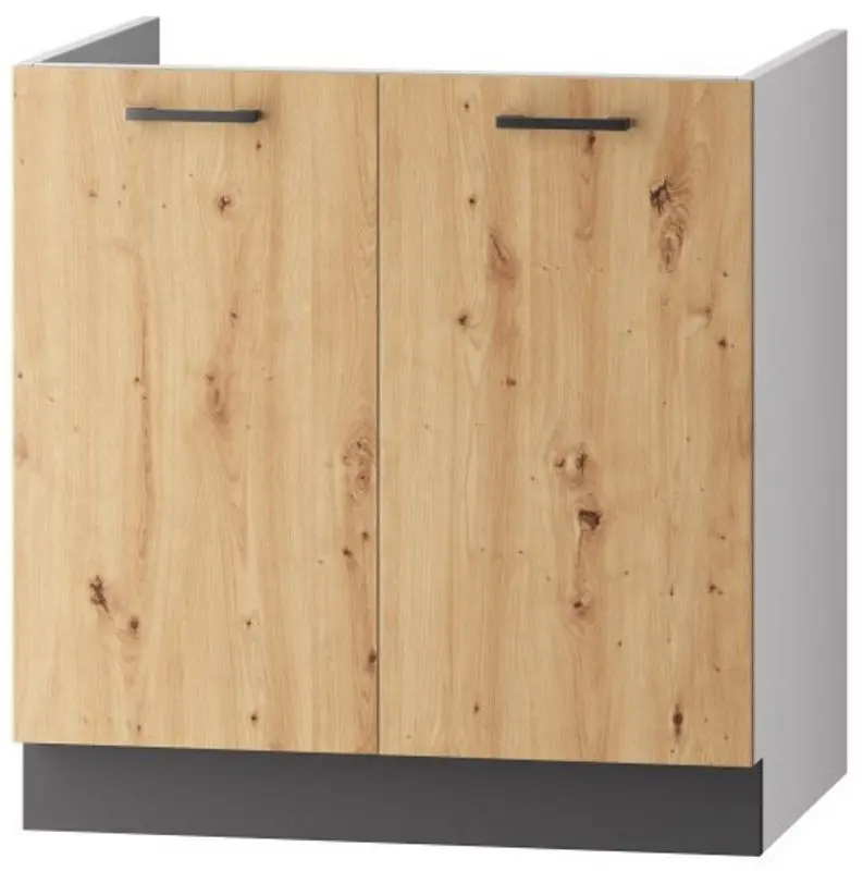 Bucatarie Stolkar Classic Line Clara 1.2/1.8m (Artisan Oak/Graphite) - 16