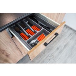 Bucatarie Stolkar Classic Line Clara 1.2/1.8m (Artisan Oak/Graphite) Thumb