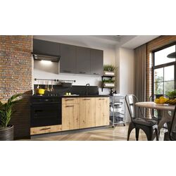 Bucatarie Stolkar Classic Line Clara 1.8m (Artisan Oak/Graphite) Thumb