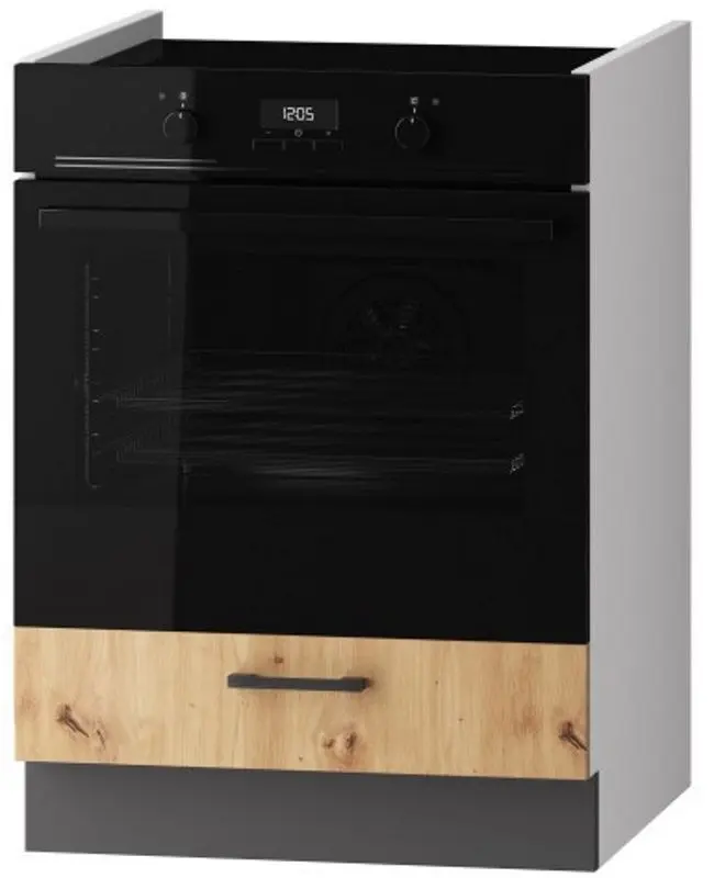 Bucatarie Stolkar Classic Line Clara 1.8m (Artisan Oak/Graphite)