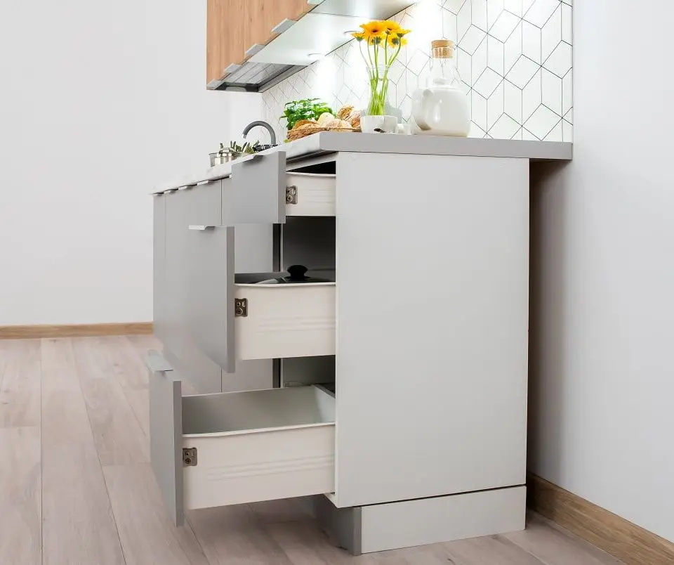 Bucatarie Stolkar Classic Line Emma 1.8/2.4m (Burlington Oak/Platinum Gray)