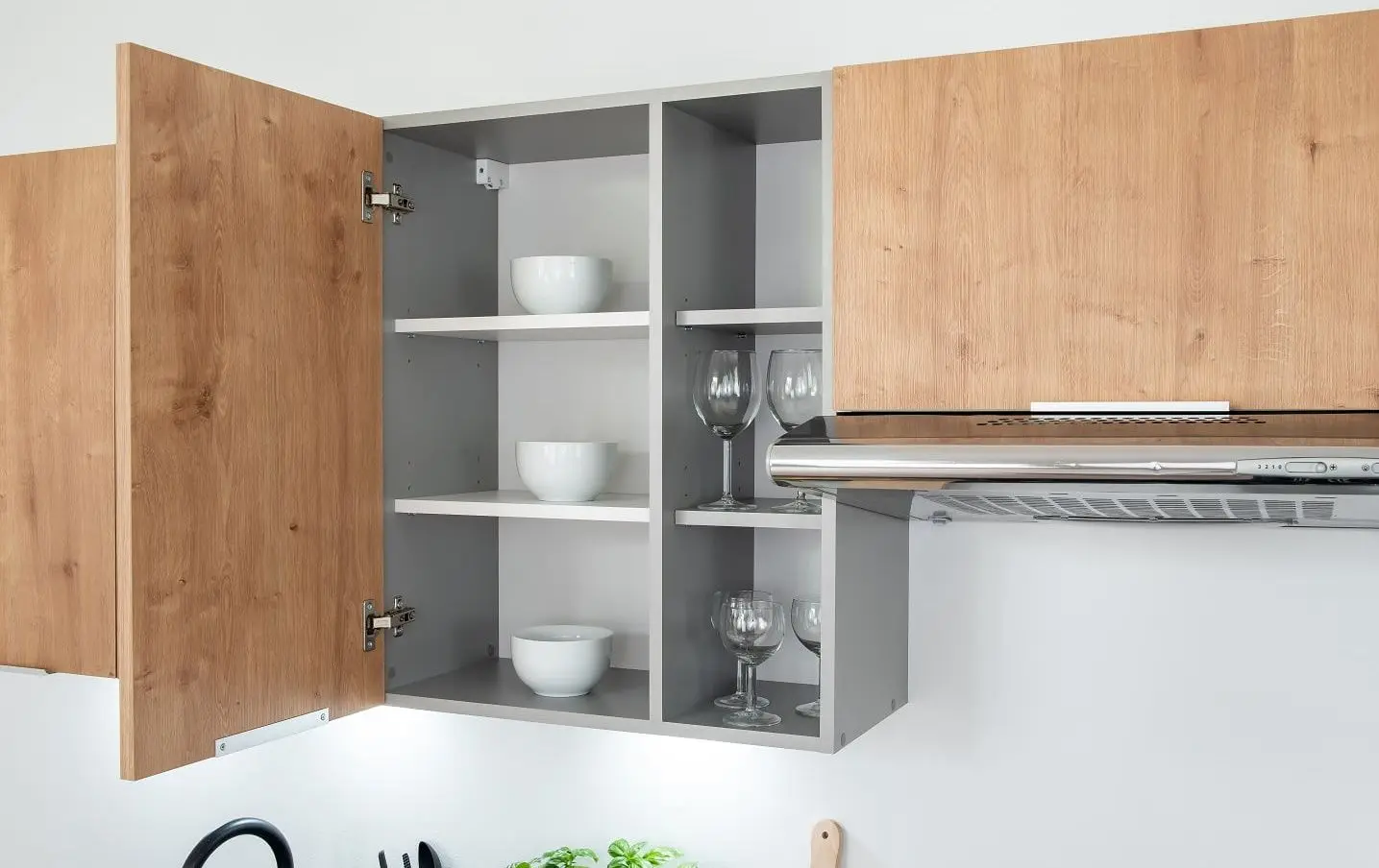 Bucatarie Stolkar Classic Line Emma 1.8/2.4m (Burlington Oak/Platinum Gray)