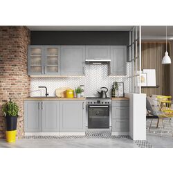 Bucatarie Stolkar Classic Line Natalia 1.8/2.4m (Grey Light Matt)