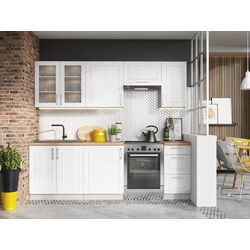 Bucatarie Stolkar Classic Line Natalia 1.8/2.4m (White Gloss)