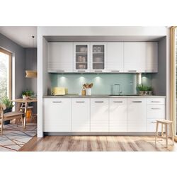 Bucatarie Stolkar Classic Line Paula 2.6m (White Matt)