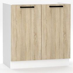 Bucatarie Stolkar Eco Line Tanya 1.2/1.8m (Black/Sonoma Oak) Thumb