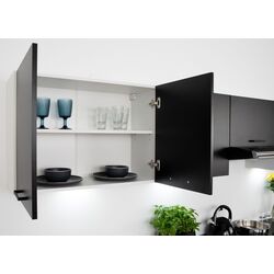 Bucatarie Stolkar Eco Line Tanya 1.2/1.8m (Black/Sonoma Oak) Thumb