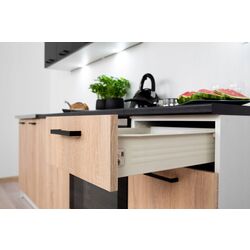 Bucatarie Stolkar Eco Line Tanya 1.2/1.8m (Blue/Sonoma Oak) Thumb