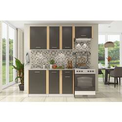 Bucatarie Stolline Blanka СТЛ.094.00 2.0m (White/Wenge)