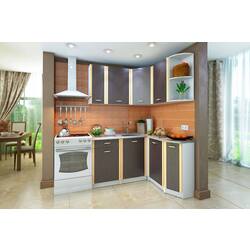 Bucatarie Stolline Blanka СТЛ.122.00 1.4x1.37m White/Wenge (dreapta)