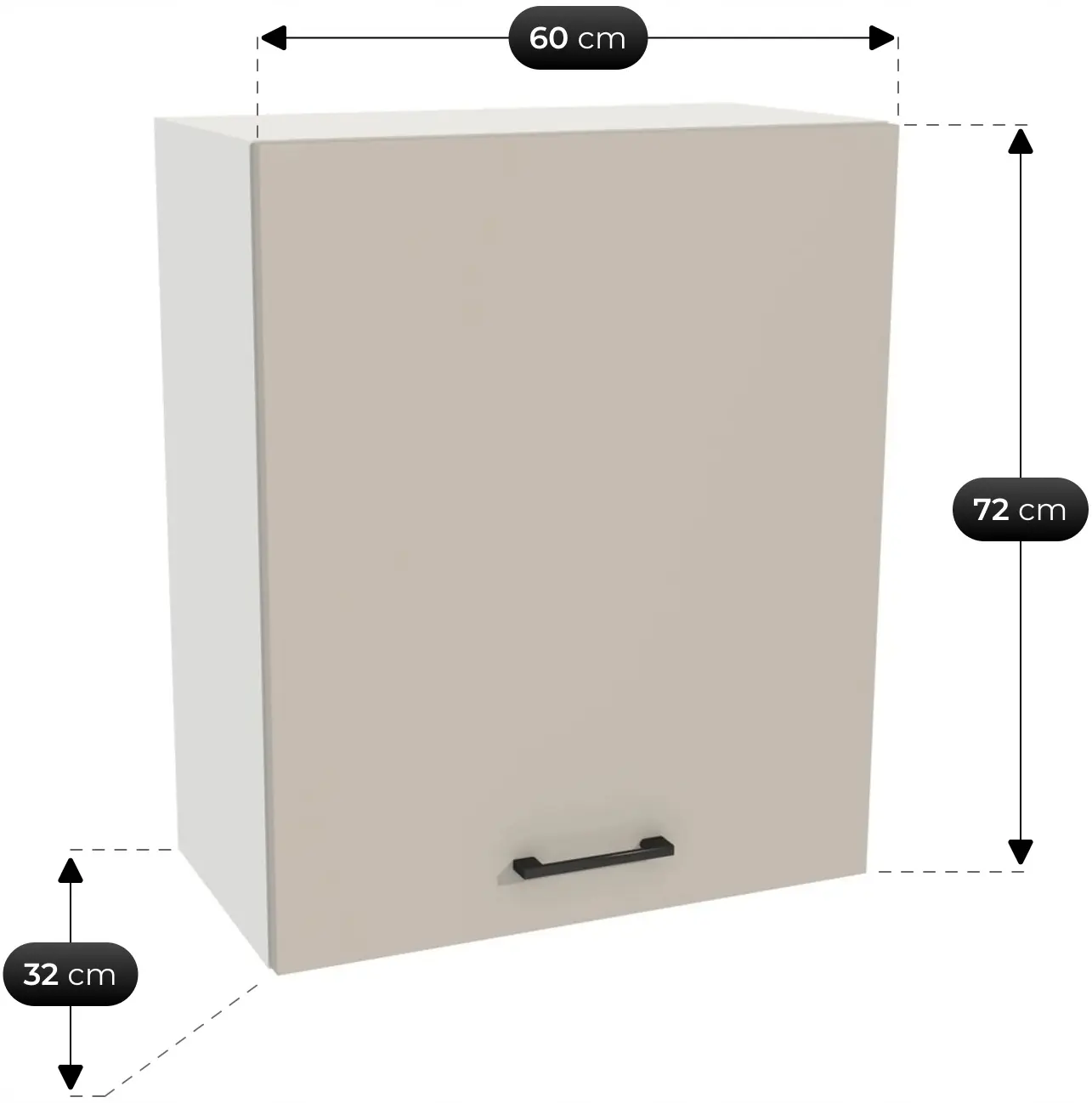 Bucatarie TopEshop Vario Z1 200cm (Cashmere/Evoke Oak) - 3