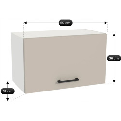 Bucatarie TopEshop Vario Z1 200cm (Cashmere/Evoke Oak) Thumb