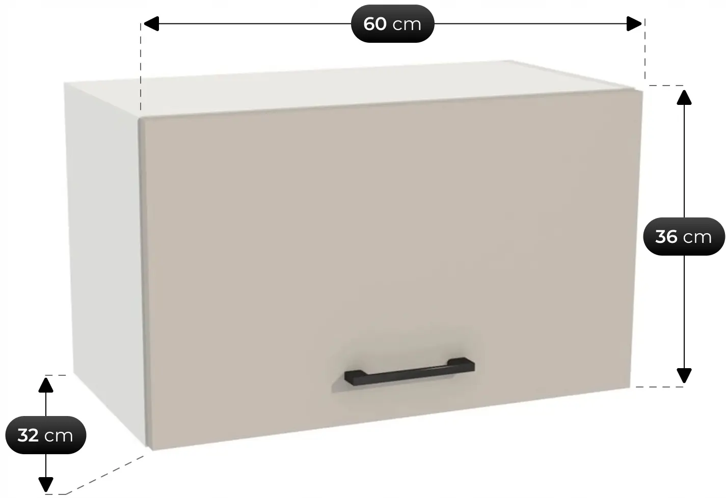 Bucatarie TopEshop Vario Z1 200cm (Cashmere/Evoke Oak) - 5