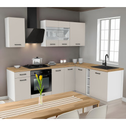 Bucatarie TopEshop Vario Z1 240x180 (Cashmere/Evoke Oak)