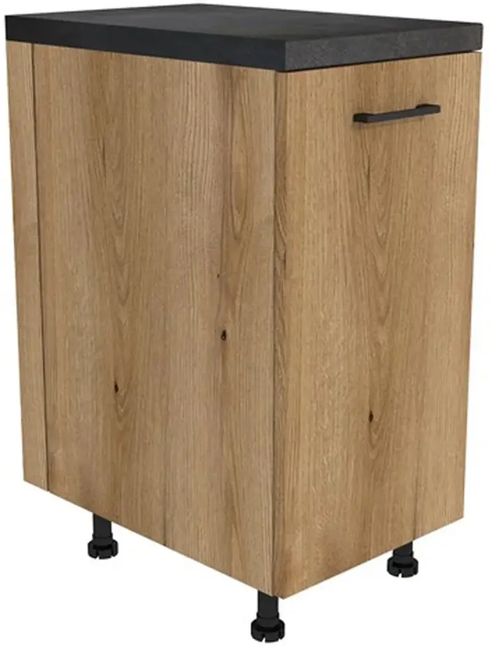 Bucatarie TopEshop Vario Z4 240x180 (Black/Evoke Oak) - 3