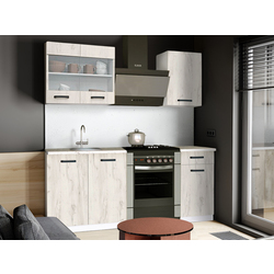 Кухня Samanta Exclusive 1 1.2m (White/White Craft Oak)