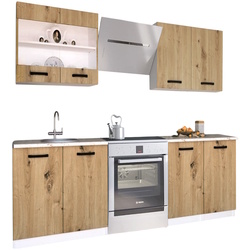 Bucatarie Samanta Exclusive 1 1.6m (White/Artisan Oak) Thumb