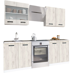 Bucatarie Samanta Exclusive 1 1.6m (White/White Craft Oak) Thumb