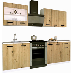 Bucatarie Samanta Exclusive 1 1.8m (White/Artisan Oak) Thumb